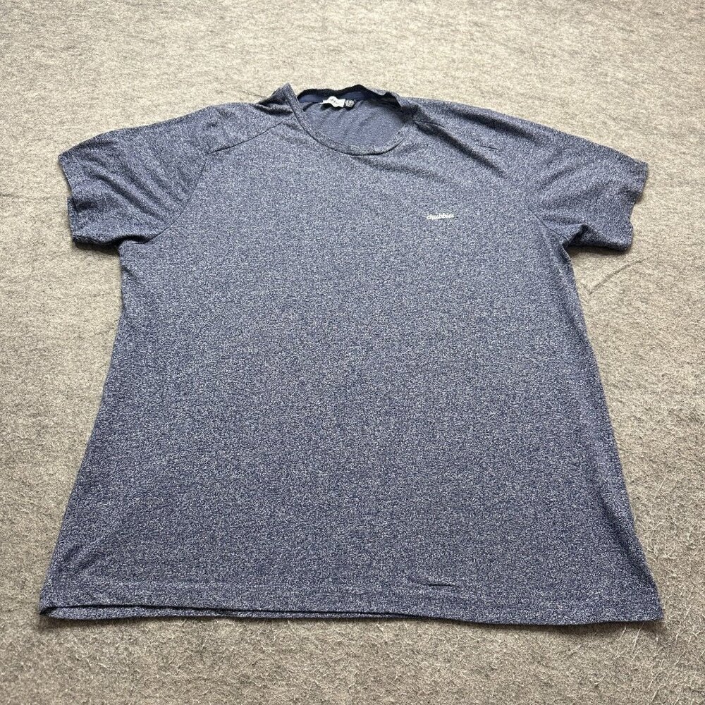Chubbies The No Brainer T-Shirt Men 2XL Blue Performance Heathered Everyday